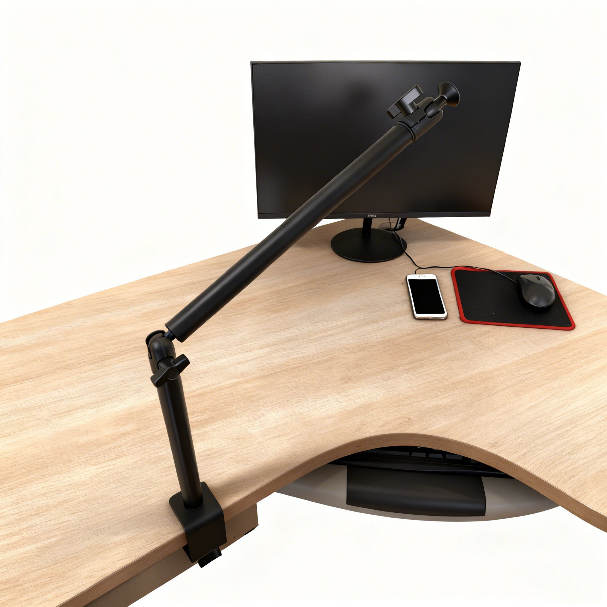 360°可调魔臂相机臂桌面夹式支架