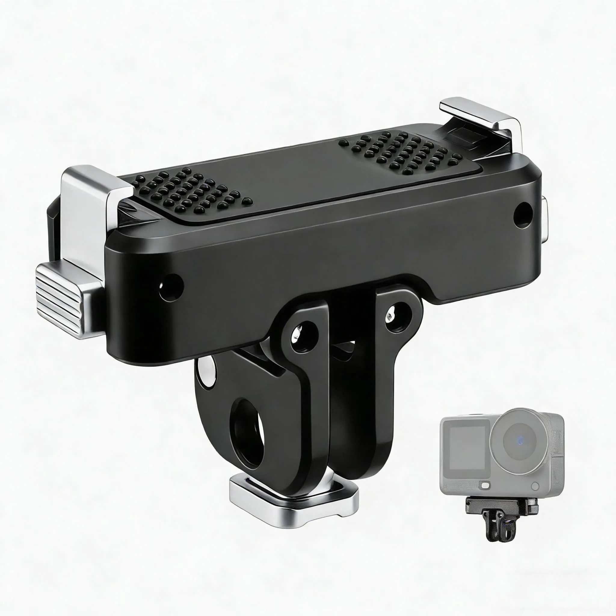 Magnetic Quick Release Adapter Camera Base Mount for DJI Action 5/Osmo Nano Aluminium Alloy Expansion Adapter with 1/4&q