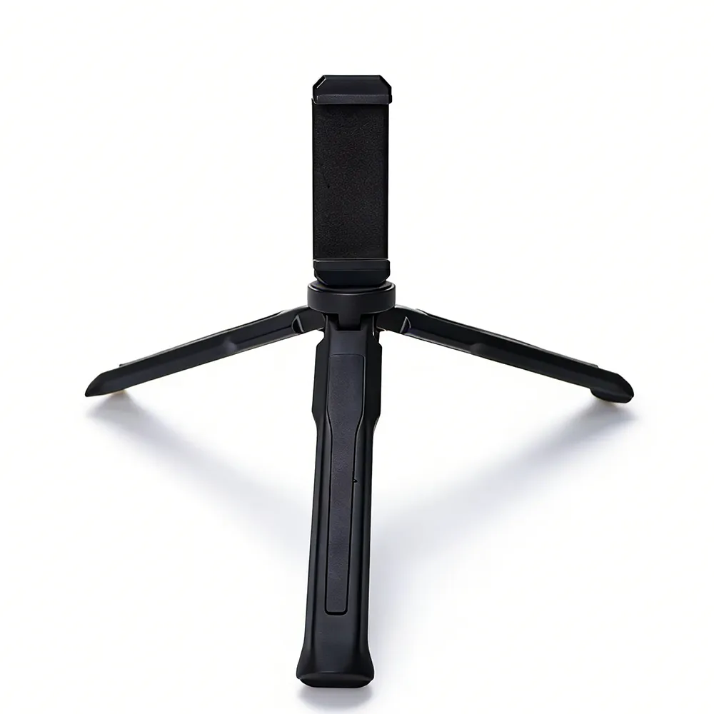 Metal Mini Tripod for Action Camera Desktop Tabletop Stand Compact Portable Travel for DJI Osmo Pocket 3 Action 5/6 Pro