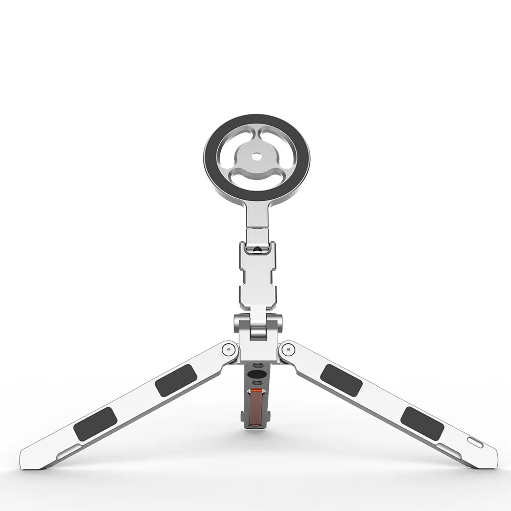 Dual Magnetic Phone Mini Tripod Foldable Double Magnet Mount Pocket Cell