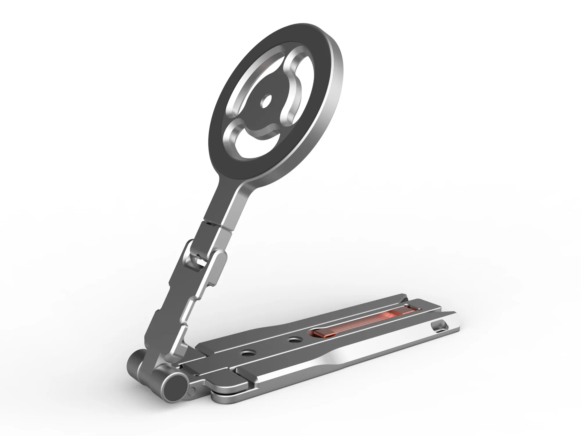 Dual Magnetic Phone Mini Tripod Foldable Double Magnet Mount Pocket Cell