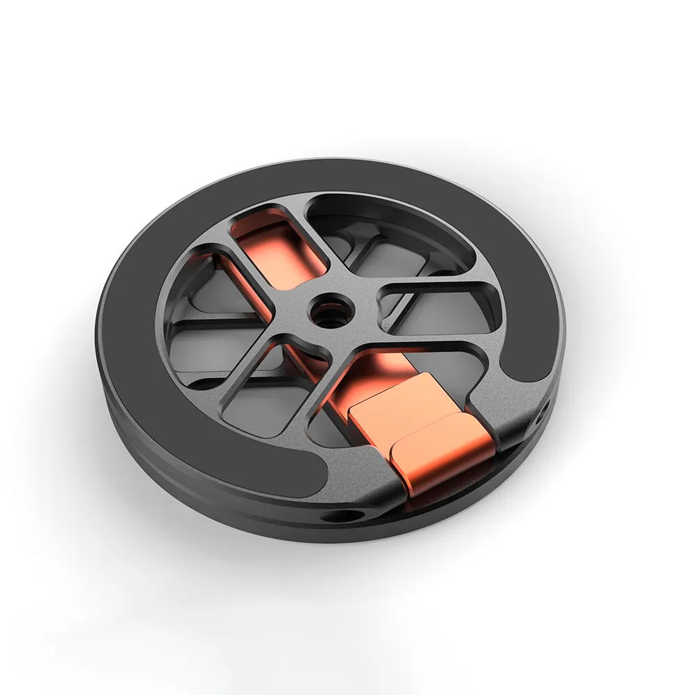 Adjustable Magnetic Phone Holder Stand Foldable Metal Desk Mount with Sturdy Base, Fits  iPhone & Cases